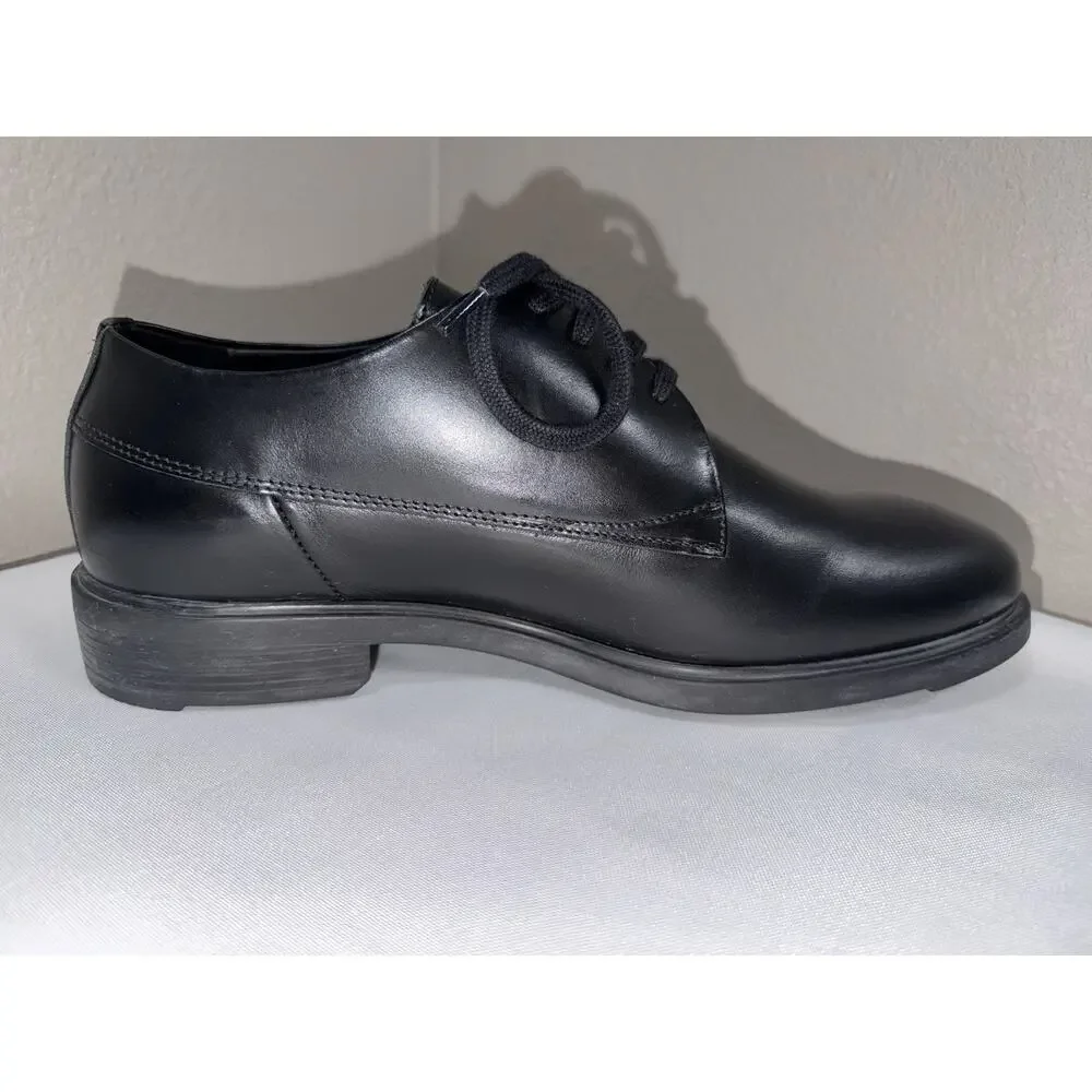 NWOT Shoe The Bear Copenhagen Men’s Size 40 / US 8 Black Leather Oxford Shoes